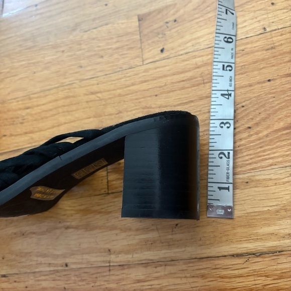 Jeffrey Campbell Black Leather Strappy Sandals Size 7.5 - Picture 2 of 5